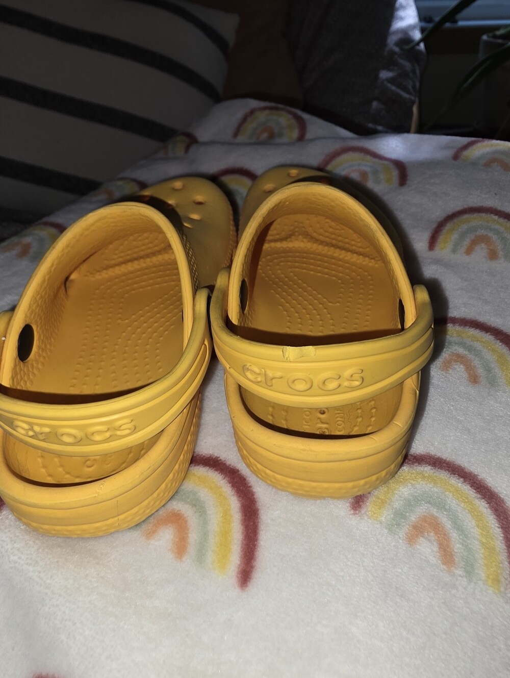 Yellow crocs Size 8 Toddler - Picture 4 of 7
